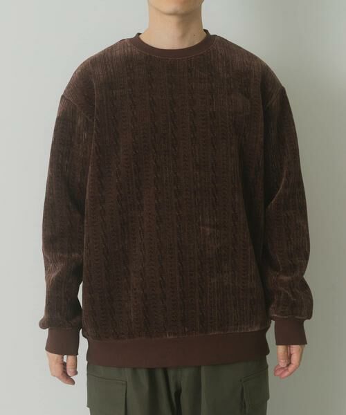 URBAN RESEARCH ITEMS / アーバンリサーチ アイテムズ その他トップス | 発熱機能ケーブル柄カットモールトップス | 詳細5