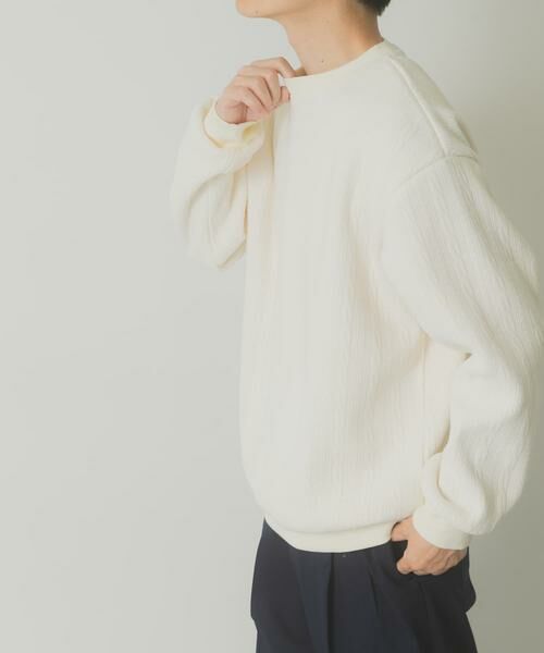 URBAN RESEARCH ITEMS / アーバンリサーチ アイテムズ その他トップス | 発熱機能ケーブル柄カットモールトップス | 詳細12