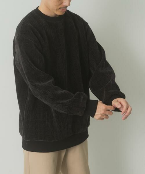 URBAN RESEARCH ITEMS / アーバンリサーチ アイテムズ その他トップス | 発熱機能ケーブル柄カットモールトップス | 詳細21