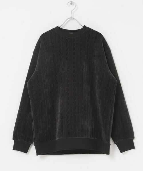 URBAN RESEARCH ITEMS / アーバンリサーチ アイテムズ その他トップス | 発熱機能ケーブル柄カットモールトップス | 詳細23