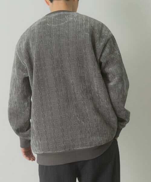 URBAN RESEARCH ITEMS / アーバンリサーチ アイテムズ その他トップス | 発熱機能ケーブル柄カットモールトップス | 詳細27