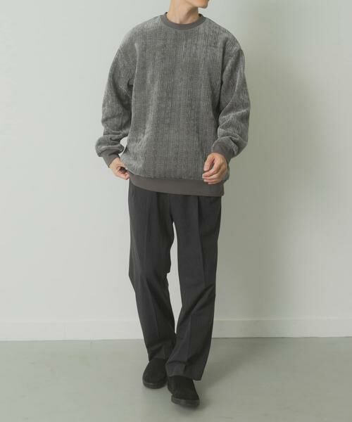 URBAN RESEARCH ITEMS / アーバンリサーチ アイテムズ その他トップス | 発熱機能ケーブル柄カットモールトップス | 詳細28