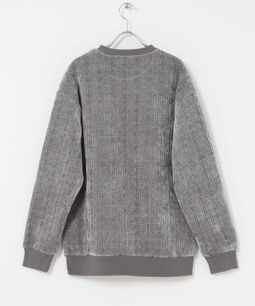 URBAN RESEARCH ITEMS / アーバンリサーチ アイテムズ その他トップス | 発熱機能ケーブル柄カットモールトップス | 詳細30