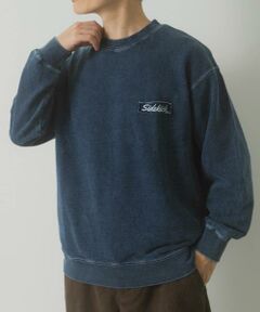 URBAN RESEARCH ITEMS / アーバンリサーチ アイテムズ スウェット | ワンポイント刺繍スウェットデニムトップス