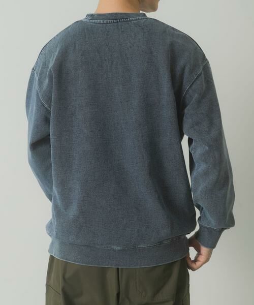 URBAN RESEARCH ITEMS / アーバンリサーチ アイテムズ スウェット | ワンポイント刺繍スウェットデニムトップス | 詳細2