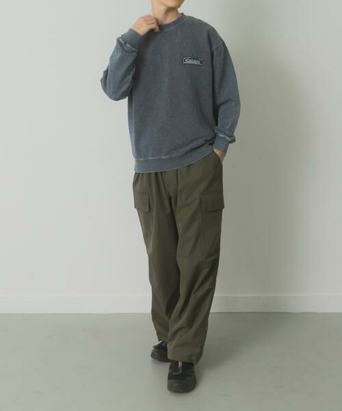 URBAN RESEARCH ITEMS / アーバンリサーチ アイテムズ スウェット | ワンポイント刺繍スウェットデニムトップス | 詳細3