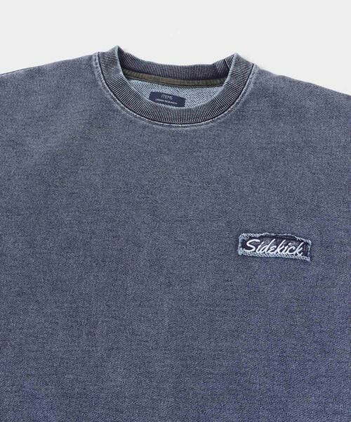 URBAN RESEARCH ITEMS / アーバンリサーチ アイテムズ スウェット | ワンポイント刺繍スウェットデニムトップス | 詳細5