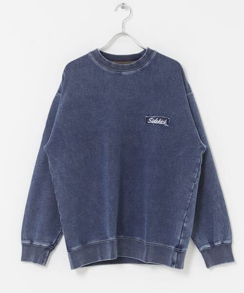 URBAN RESEARCH ITEMS / アーバンリサーチ アイテムズ スウェット | ワンポイント刺繍スウェットデニムトップス | 詳細18