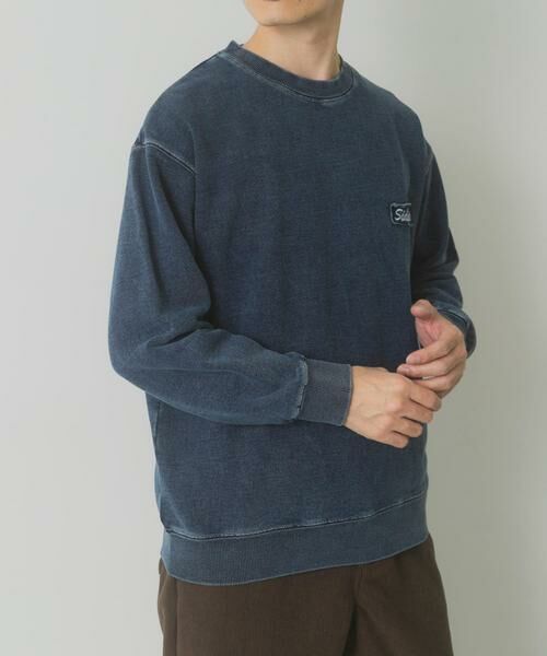 URBAN RESEARCH ITEMS / アーバンリサーチ アイテムズ スウェット | ワンポイント刺繍スウェットデニムトップス | 詳細11