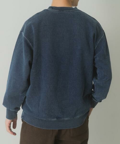 URBAN RESEARCH ITEMS / アーバンリサーチ アイテムズ スウェット | ワンポイント刺繍スウェットデニムトップス | 詳細13