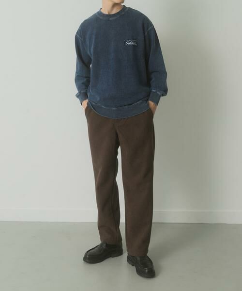 URBAN RESEARCH ITEMS / アーバンリサーチ アイテムズ スウェット | ワンポイント刺繍スウェットデニムトップス | 詳細14