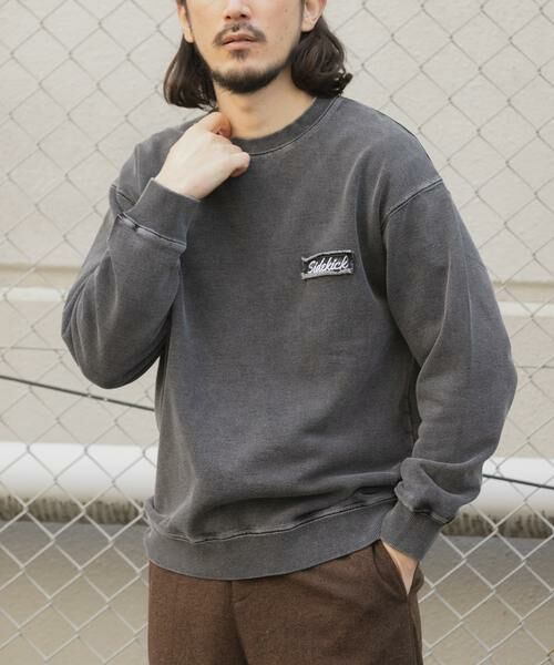 URBAN RESEARCH ITEMS / アーバンリサーチ アイテムズ スウェット | ワンポイント刺繍スウェットデニムトップス | 詳細21