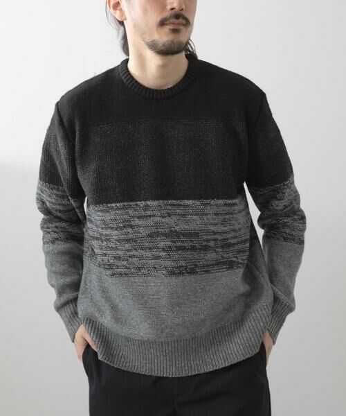 URBAN RESEARCH ITEMS / アーバンリサーチ アイテムズ ニット・セーター | リサイクルヤーン グラデーションニット | 詳細1