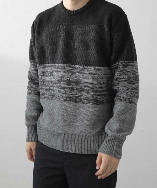 URBAN RESEARCH ITEMS / アーバンリサーチ アイテムズ ニット・セーター | リサイクルヤーン グラデーションニット | 詳細3