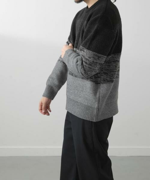 URBAN RESEARCH ITEMS / アーバンリサーチ アイテムズ ニット・セーター | リサイクルヤーン グラデーションニット | 詳細5