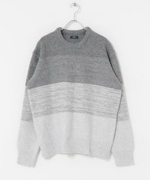 URBAN RESEARCH ITEMS / アーバンリサーチ アイテムズ ニット・セーター | リサイクルヤーン グラデーションニット | 詳細10