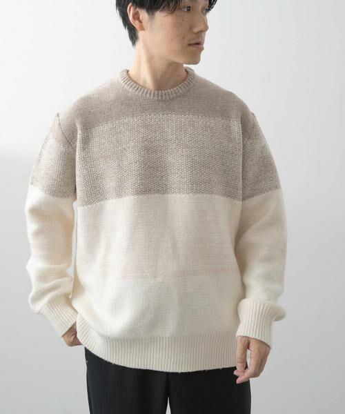 URBAN RESEARCH ITEMS / アーバンリサーチ アイテムズ ニット・セーター | リサイクルヤーン グラデーションニット | 詳細17