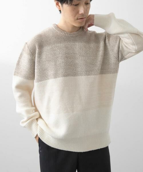 URBAN RESEARCH ITEMS / アーバンリサーチ アイテムズ ニット・セーター | リサイクルヤーン グラデーションニット | 詳細18
