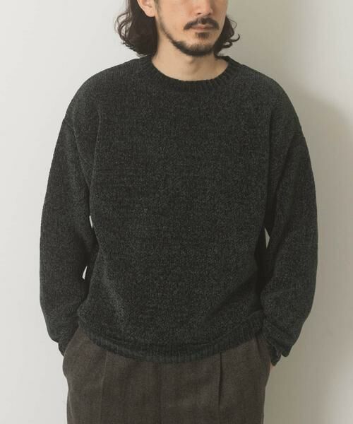 URBAN RESEARCH ITEMS / アーバンリサーチ アイテムズ ニット・セーター | 真冬の正解 モール クルーネック ニット(グリーン)