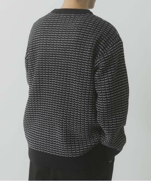 URBAN RESEARCH ITEMS / アーバンリサーチ アイテムズ ニット・セーター | リバースバーズアイ クルーネック ニット | 詳細3