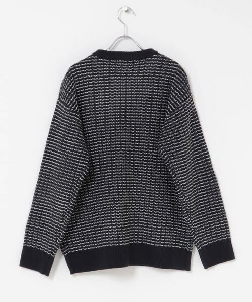 URBAN RESEARCH ITEMS / アーバンリサーチ アイテムズ ニット・セーター | リバースバーズアイ クルーネック ニット | 詳細8