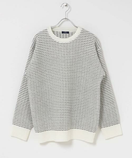 URBAN RESEARCH ITEMS / アーバンリサーチ アイテムズ ニット・セーター | リバースバーズアイ クルーネック ニット | 詳細16