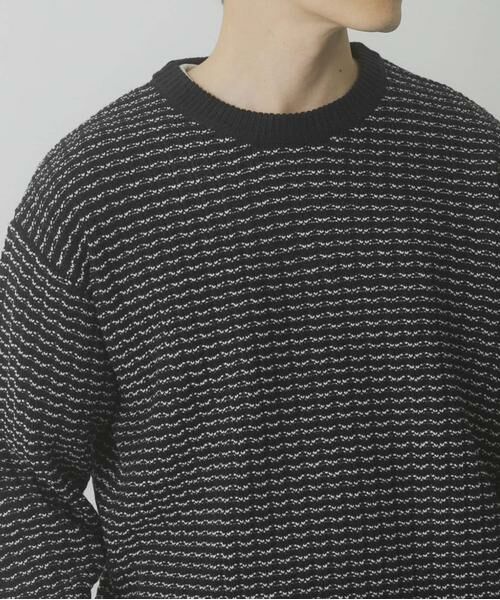 URBAN RESEARCH ITEMS / アーバンリサーチ アイテムズ ニット・セーター | リバースバーズアイ クルーネック ニット | 詳細18