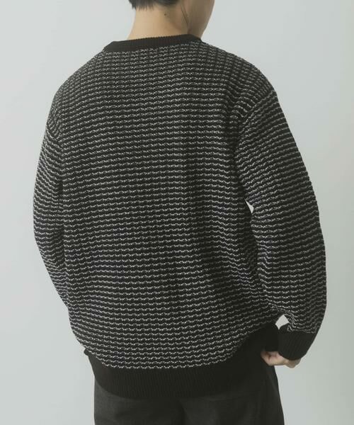 URBAN RESEARCH ITEMS / アーバンリサーチ アイテムズ ニット・セーター | リバースバーズアイ クルーネック ニット | 詳細21