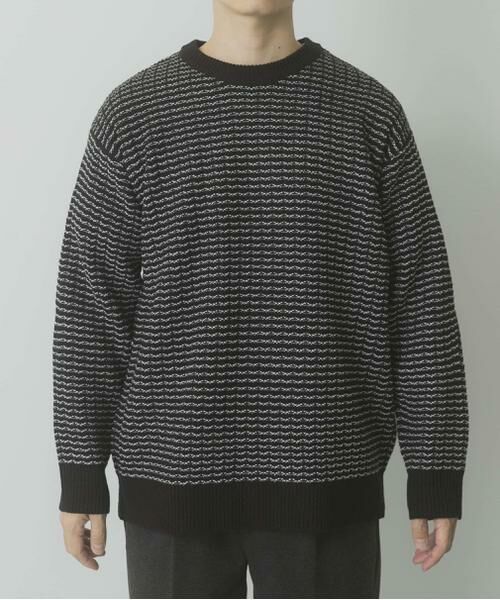 URBAN RESEARCH ITEMS / アーバンリサーチ アイテムズ ニット・セーター | リバースバーズアイ クルーネック ニット | 詳細22