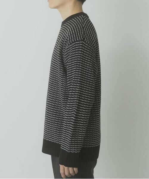 URBAN RESEARCH ITEMS / アーバンリサーチ アイテムズ ニット・セーター | リバースバーズアイ クルーネック ニット | 詳細23