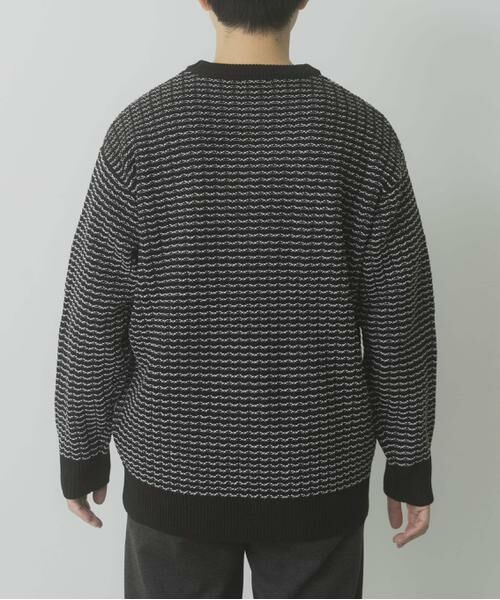 URBAN RESEARCH ITEMS / アーバンリサーチ アイテムズ ニット・セーター | リバースバーズアイ クルーネック ニット | 詳細24