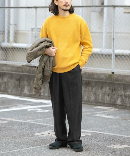 URBAN RESEARCH ITEMS / アーバンリサーチ アイテムズ ニット・セーター | タスマニア メリノウール100 クルーネックニット | 詳細11