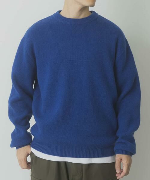 URBAN RESEARCH ITEMS / アーバンリサーチ アイテムズ ニット・セーター | タスマニア メリノウール100 クルーネックニット | 詳細18