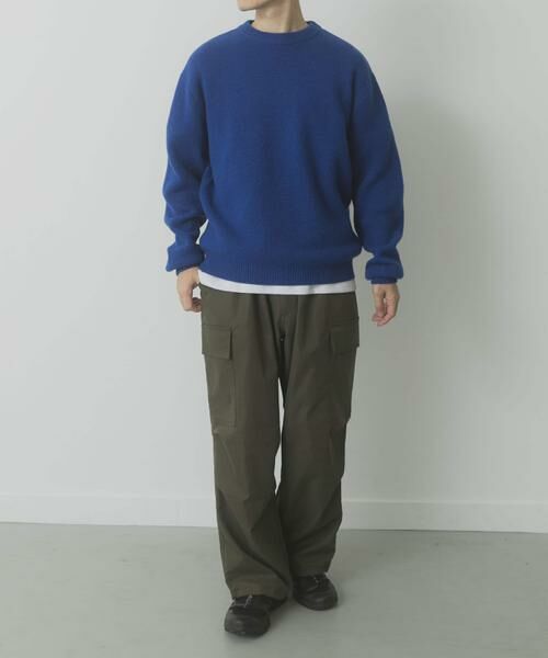 URBAN RESEARCH ITEMS / アーバンリサーチ アイテムズ ニット・セーター | タスマニア メリノウール100 クルーネックニット | 詳細21