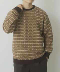 URBAN RESEARCH ITEMS / アーバンリサーチ アイテムズ ニット・セーター | ツイードライククルーネックニット