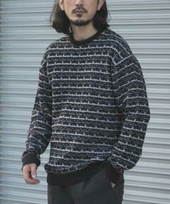 URBAN RESEARCH ITEMS / アーバンリサーチ アイテムズ ニット・セーター | ツイードライククルーネックニット