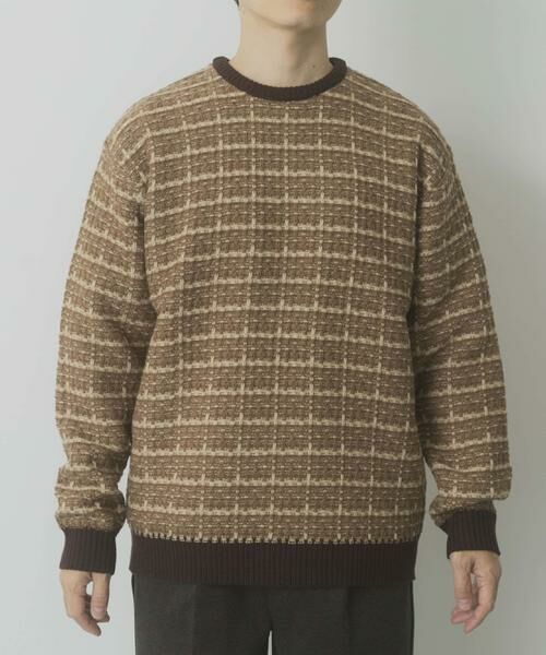 URBAN RESEARCH ITEMS / アーバンリサーチ アイテムズ ニット・セーター | ツイードライククルーネックニット | 詳細12