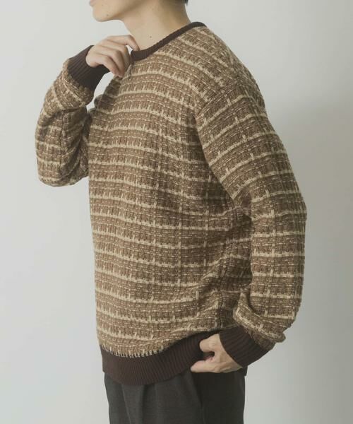 URBAN RESEARCH ITEMS / アーバンリサーチ アイテムズ ニット・セーター | ツイードライククルーネックニット | 詳細3