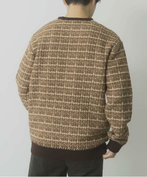 URBAN RESEARCH ITEMS / アーバンリサーチ アイテムズ ニット・セーター | ツイードライククルーネックニット | 詳細4
