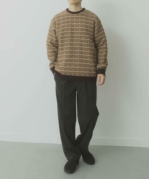 URBAN RESEARCH ITEMS / アーバンリサーチ アイテムズ ニット・セーター | ツイードライククルーネックニット | 詳細5