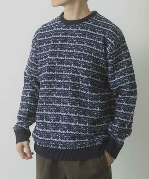URBAN RESEARCH ITEMS / アーバンリサーチ アイテムズ ニット・セーター | ツイードライククルーネックニット | 詳細12