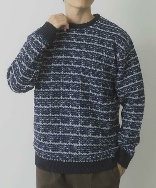 URBAN RESEARCH ITEMS / アーバンリサーチ アイテムズ ニット・セーター | ツイードライククルーネックニット | 詳細13