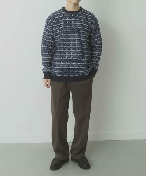 URBAN RESEARCH ITEMS / アーバンリサーチ アイテムズ ニット・セーター | ツイードライククルーネックニット | 詳細15