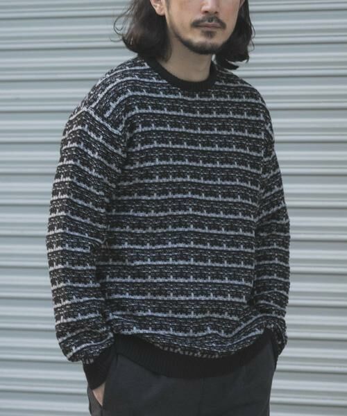 URBAN RESEARCH ITEMS / アーバンリサーチ アイテムズ ニット・セーター | ツイードライククルーネックニット | 詳細24