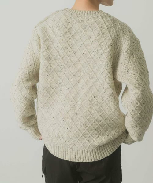URBAN RESEARCH ITEMS / アーバンリサーチ アイテムズ ニット・セーター | ウール混ショルダーボタンクルーネックニット | 詳細11