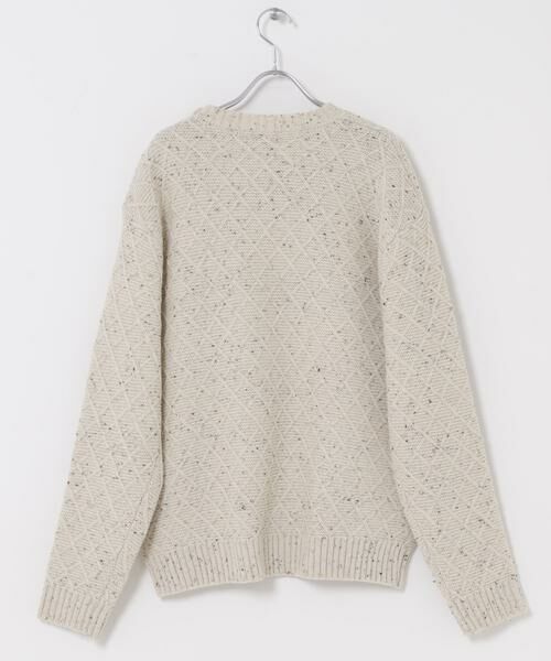 URBAN RESEARCH ITEMS / アーバンリサーチ アイテムズ ニット・セーター | ウール混ショルダーボタンクルーネックニット | 詳細15