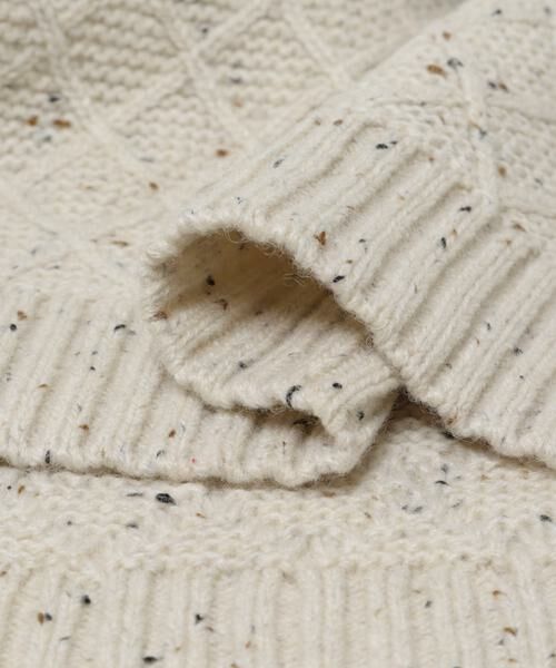 URBAN RESEARCH ITEMS / アーバンリサーチ アイテムズ ニット・セーター | ウール混ショルダーボタンクルーネックニット | 詳細16