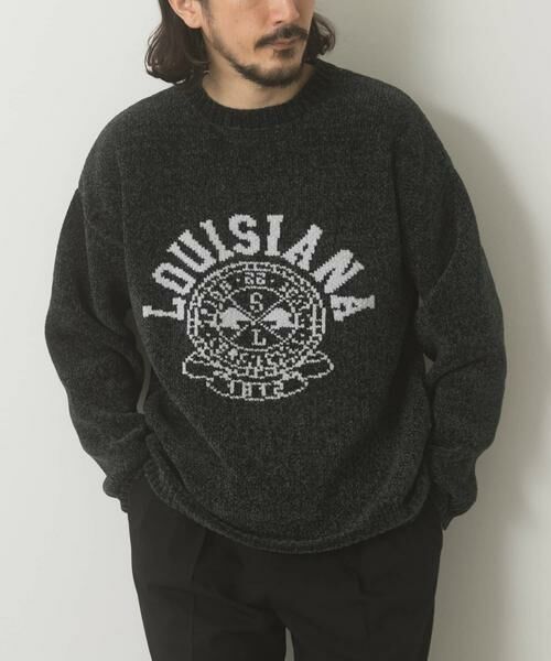 URBAN RESEARCH ITEMS / アーバンリサーチ アイテムズ ニット・セーター | 真冬の正解 カレッジロゴモールニット | 詳細1