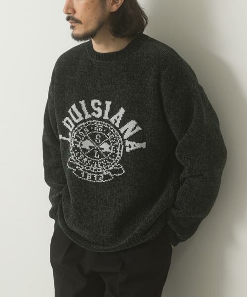 URBAN RESEARCH ITEMS / アーバンリサーチ アイテムズ ニット・セーター | 真冬の正解 カレッジロゴモールニット | 詳細3