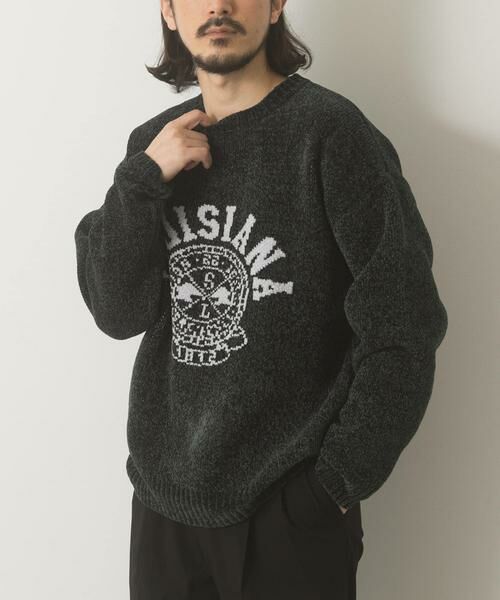 URBAN RESEARCH ITEMS / アーバンリサーチ アイテムズ ニット・セーター | 真冬の正解 カレッジロゴモールニット | 詳細4